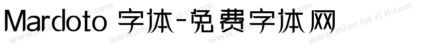 Mardoto 字体字体转换
